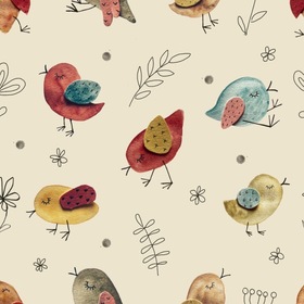 Паттерны с птичками