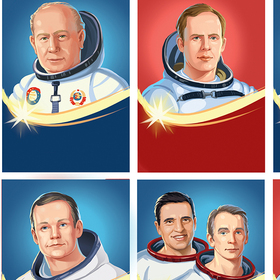 Космос для издательства Мalamalama