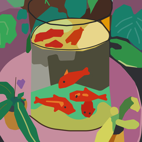 Интерпретация картины Анри Матисса "Красные рыбы"