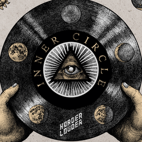 Обложка и формление бокса для диска электронной музыки