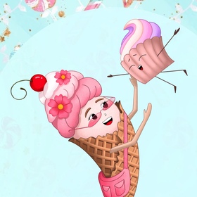 Персонаж мороженное 