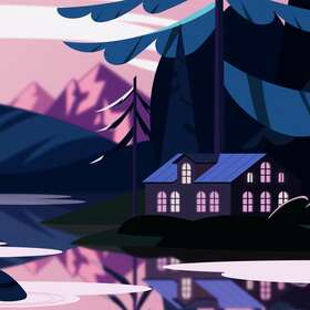 Пейзажи: вечерний, осенний и дневной