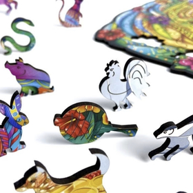 Дизайн реза для деревянных пазлов