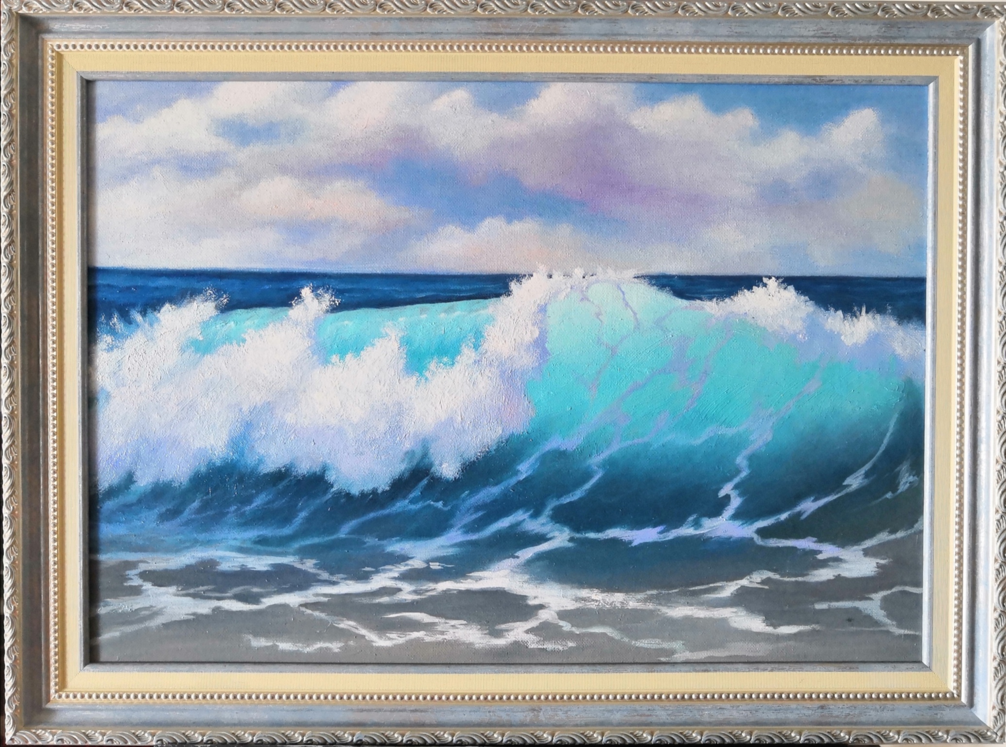 Масло. Холст. Эпоксидная смола и акрил.