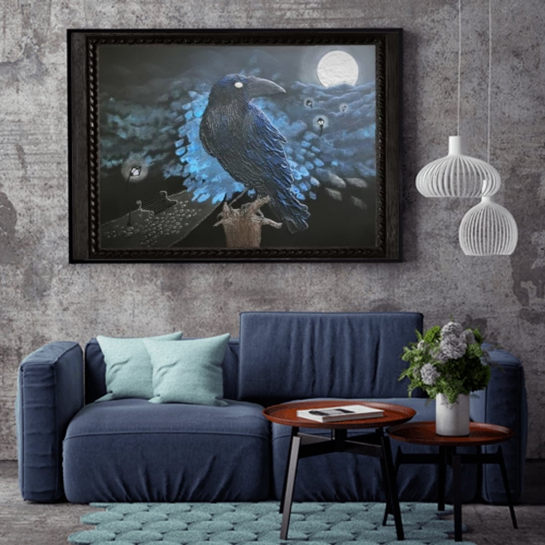 Масло. Холст. Эпоксидная смола и акрил.