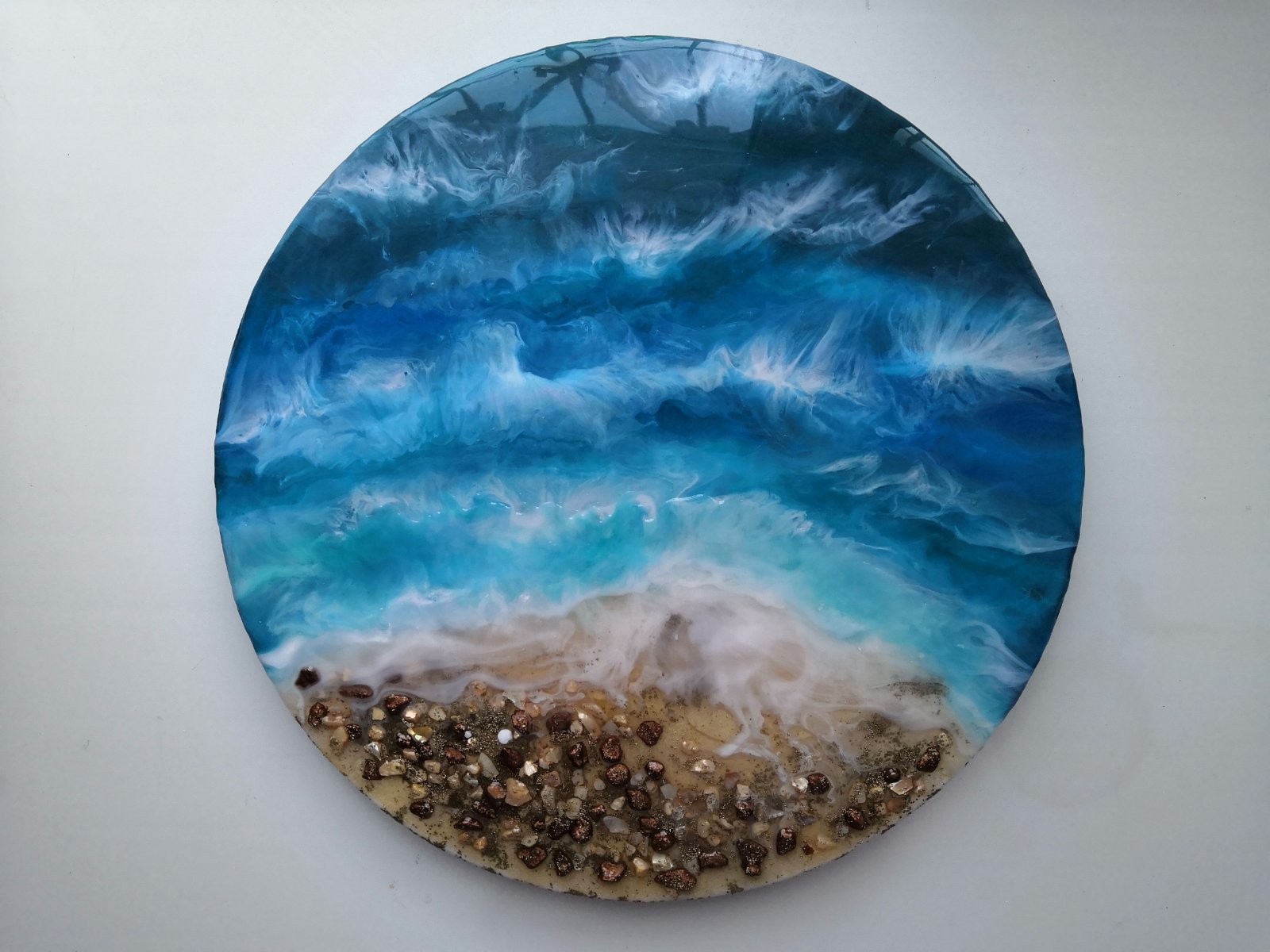 Масло. Холст. Эпоксидная смола и акрил.