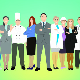 ПЛОСКАЯ ИЛЛЮСТРАЦИЯ. ЛЮДИ. 2