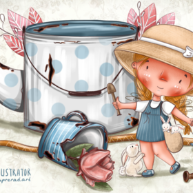 Авторские открытки "Домашние феечки"