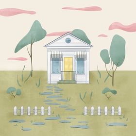 Серия из трёх домов