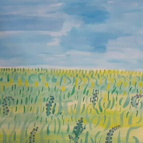 Неповторимые безлюдные пейзажи в импрессионизме акварелью