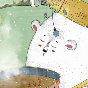 Серия открыток, про зимние тайны