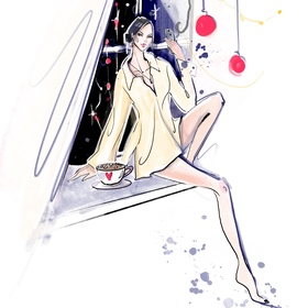 Серия иллюстраций для бренда одежды