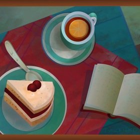 Картина для кухни. Сериал Ангел Бэби.