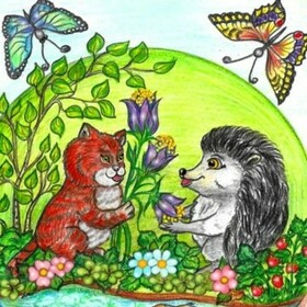 Иллюстрации к книге Юлии Васильевой "Мир на ладошках"