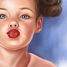 Цифровой портрет масло