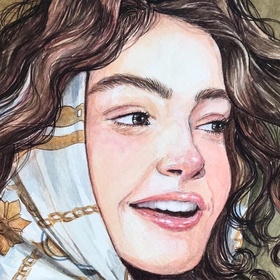 Девушка в платке