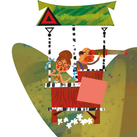 Иллюстрации к сказке "Колобок"