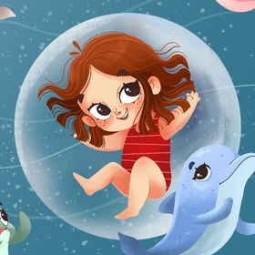 Иллюстрации для детской книги «Приключения Доры»