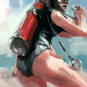 Скетчи_дудлы_разное... (Девушки)