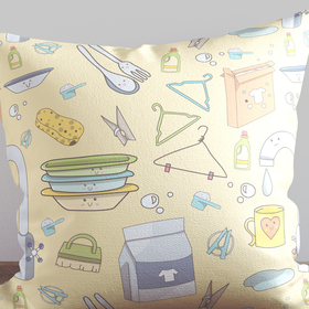 Набор милых бытовых предметов