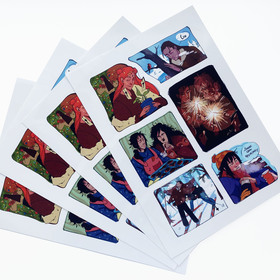 Набор наклеек "Зимние каникулы"  