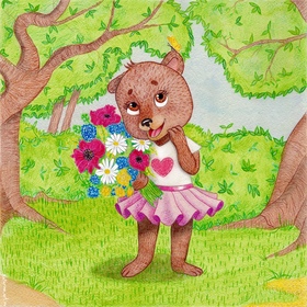 Постеры для детской «Зверята»