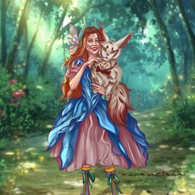 Разработка персонажей.Фея и питомец 