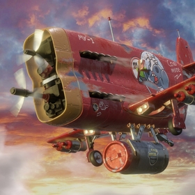 Cow Airforce | Учебный курс Kaino | Blender