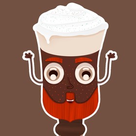 кофейные стикеры