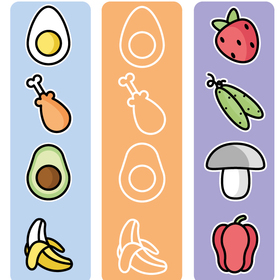 Векторные иконки продуктов