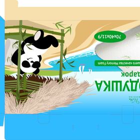 Панда на отдыхе. Упаковка