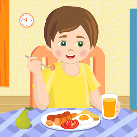 Кадры к детскому мультфильму