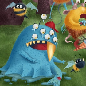 Иллюстрации для серии книг "Early Readers" (США)