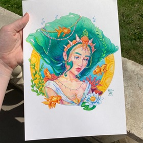 Иллюстрация карандашом