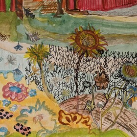 Осень. Деревня 