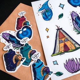 Пак стикеров "Magic world"