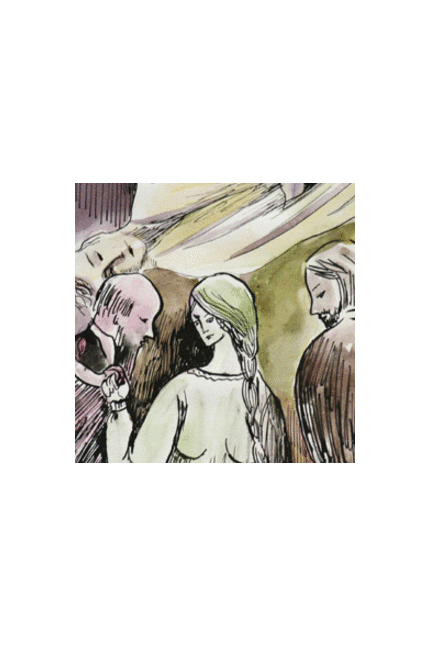 Иллюстрации к роману А. Белого "Серебряный голубь"