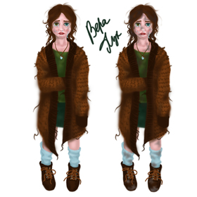 КОНЦЕПТ-АРТ ПЕРСОНАЖА. БЕСПРИЗОРНИЦА. СЛЕЗЫ