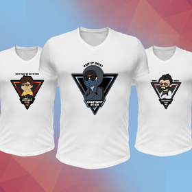 Принты для одежды "CS:GO"