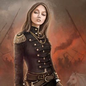 A la guerre comme à la guerre. Белый конь.