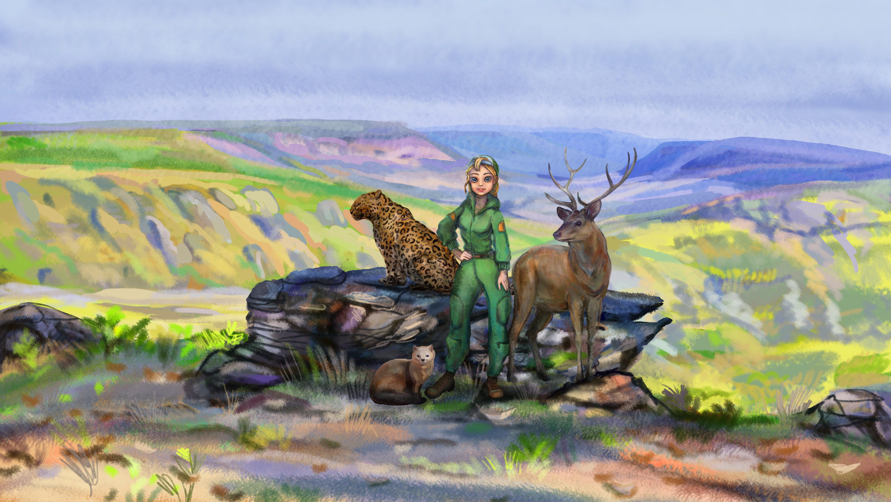 арты к игре «Ориентир: по следам леопарда»