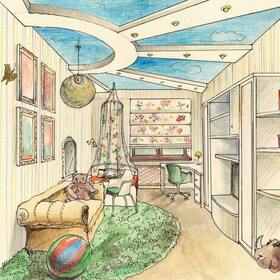 Интерьерные рисунки