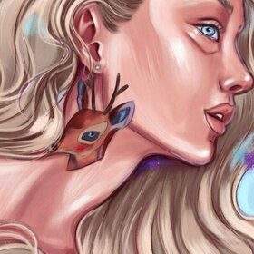 Яркие иллюстрации в стиле Масло