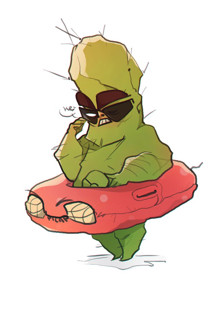 кактусы Катюха и Кирюха