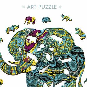 Арт-пазл "Тропической слон"