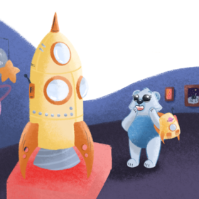 Медвежонок в космосе