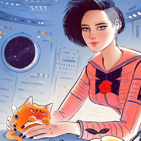 Девочка с не периками