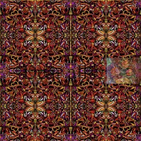 Узор «Осенний джем» принт для ткани, обоев