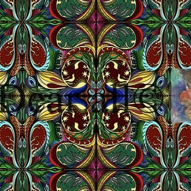 Узор «Калейдоскоп» 🔭— принт для ткани, обоев