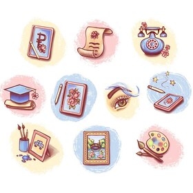 Эконки для блога художника